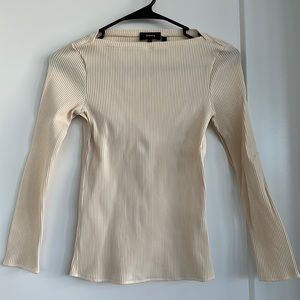 Theory high neck ribbed top